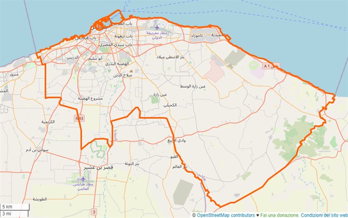 mappa Tripoli
