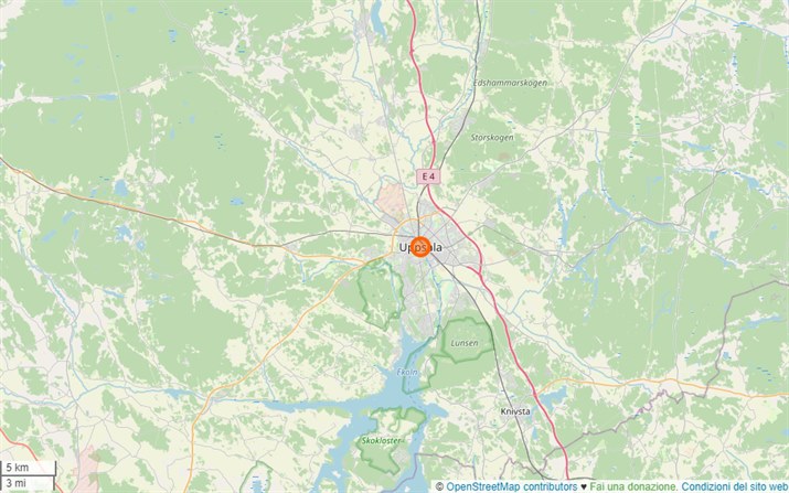 mappa Uppsala