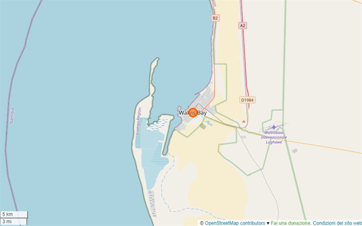 mappa Walvis Bay