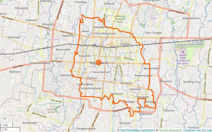mappa Yogyakarta